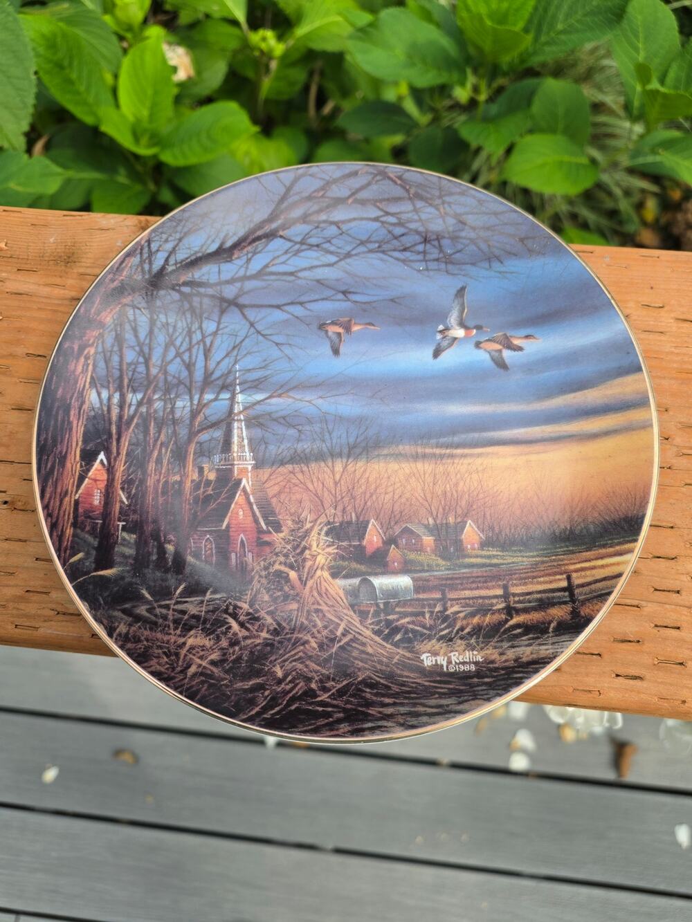 Terry Redlin "Harvest Blessings" Collector Plate #7793A